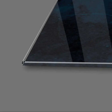 Stylised Sunset Cut-out Illustration Glass Wall Art - DIY - CreoGlass®