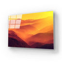 Sunset Mountain Forest Glass Wall Art - DIY - CreoGlass®