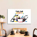 Take your Breakfast Abstract Glass Wall Art - DIY - CreoGlass®