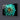 Turquoise Dahlia Glass Wall Art - Landscape Sizes - DIY - CreoGlass®