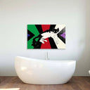 Tuxedo Cat Glass Wall Art - DIY - CreoGlass®