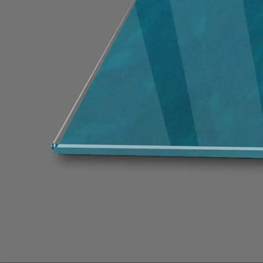 Two Orange Flamingos Painting Glass Wall Art - DIY - CreoGlass®