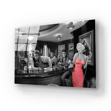 Vintage Hollywood Stars Glass Wall Art - DIY - CreoGlass®
