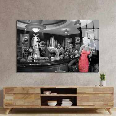 Vintage Hollywood Stars Glass Wall Art - DIY - CreoGlass®