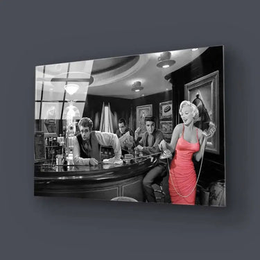 Vintage Hollywood Stars Glass Wall Art - DIY - CreoGlass®