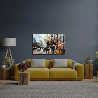 Autumn Streets Paris Glass Wall Art - DIY - CreoGlass®