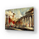 Ancient Rome Pillars Roman Architecture Antique Monument European Forum Glass Wall Art - DIY - CreoGlass®
