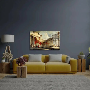 Ancient Rome Pillars Roman Architecture Antique Monument European Forum Glass Wall Art - DIY - CreoGlass®