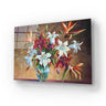 Colorful Lily Flowers Glass Wall Art - DIY - CreoGlass®