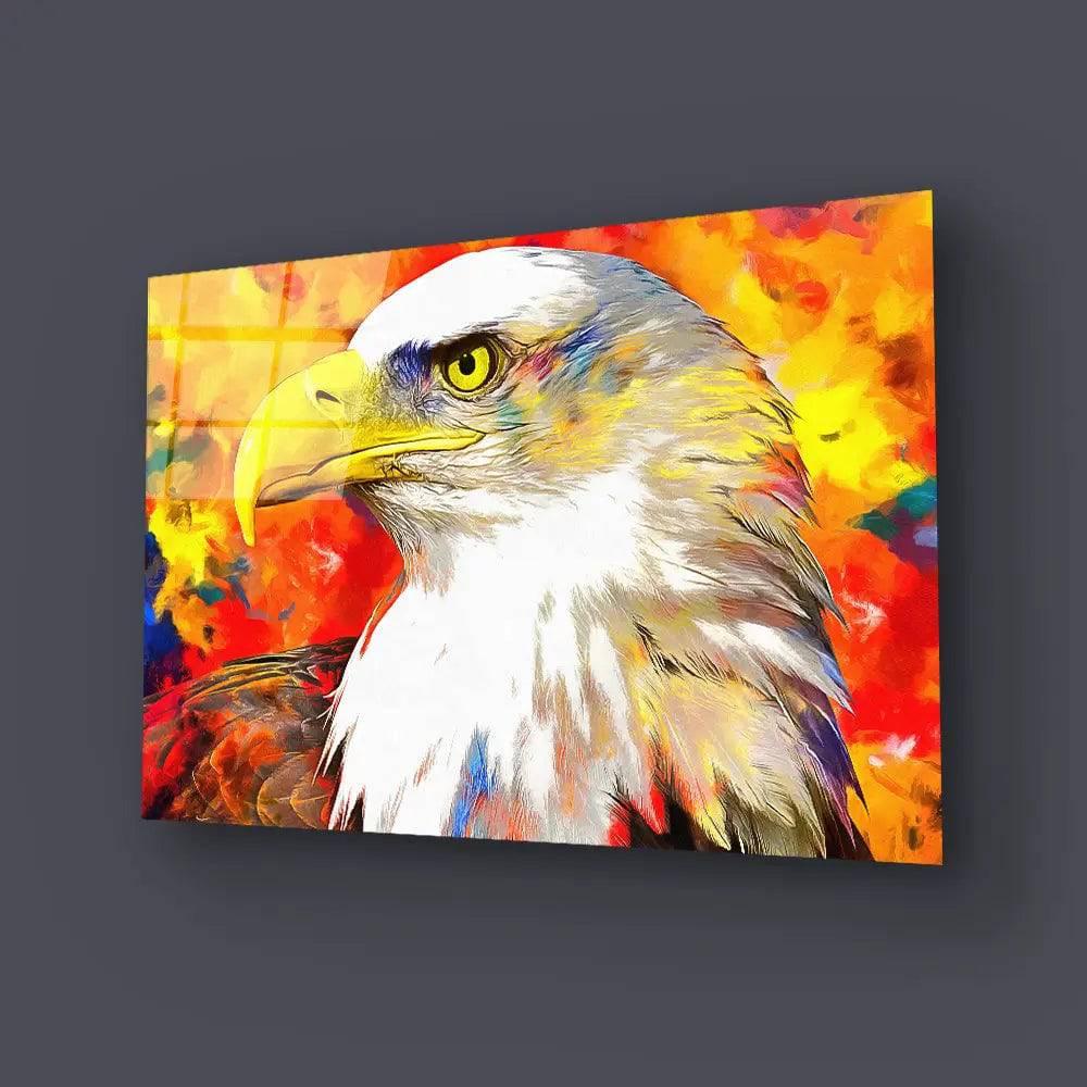 Eagle Artist Animal Glass Wall Art - DIY - CreoGlass®