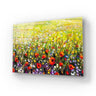 Flowers Red Poppies Glass Wall Art - DIY - CreoGlass®