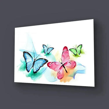 Group Butterfly Glass Wall Art - DIY - CreoGlass®
