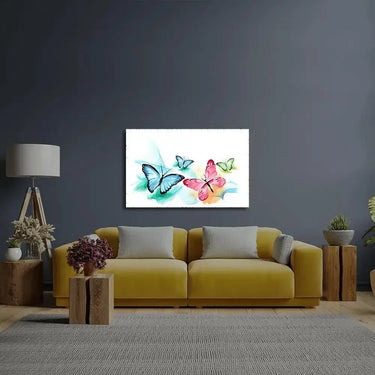 Group Butterfly Glass Wall Art - DIY - CreoGlass®