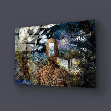 Opened Door To Another World Glass Wall Art - DIY - CreoGlass®