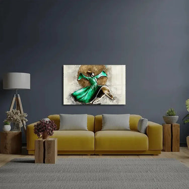 Ramadan Religious Dances Glass Wall Art - DIY - CreoGlass®