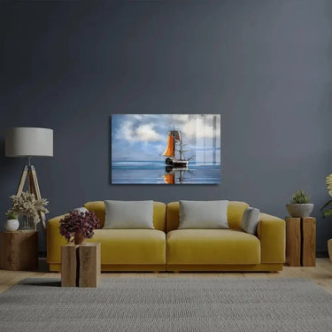 Ships Boats Fisherman Glass Wall Art - DIY - CreoGlass®