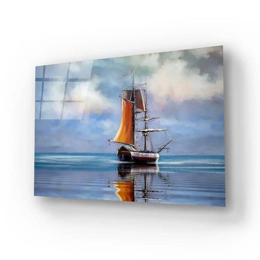 Ships Boats Fisherman Glass Wall Art - DIY - CreoGlass®
