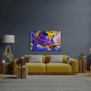 Surrealism Musician Design Glass Wall Art - DIY - CreoGlass®