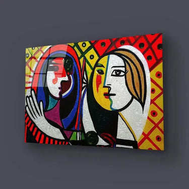 Triangle Curve Square Circle Male Female Glass Wall Art - DIY - CreoGlass®