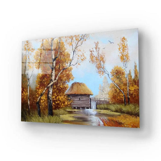 Ukraine Art Landscape Glass Wall Art - DIY - CreoGlass®