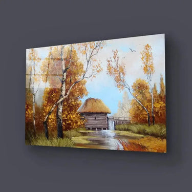 Ukraine Art Landscape Glass Wall Art - DIY - CreoGlass®