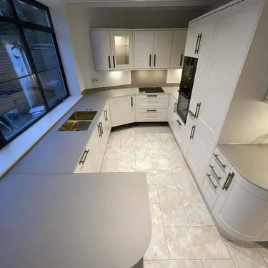 Antelope Plain Colour 10mm Scratch Resistant Glass Worktop - CreoGlass®