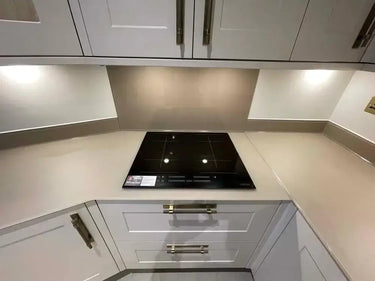 Antelope Plain Colour 10mm Scratch Resistant Glass Worktop - CreoGlass®