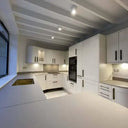 Antelope Plain Colour 10mm Scratch Resistant Glass Worktop - CreoGlass®