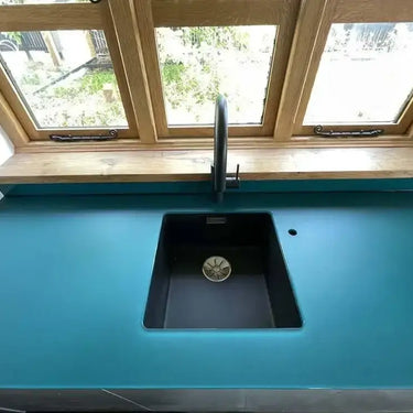 Scarab Plain Colour 10mm Scratch Resistant Glass Worktop - CreoGlass®
