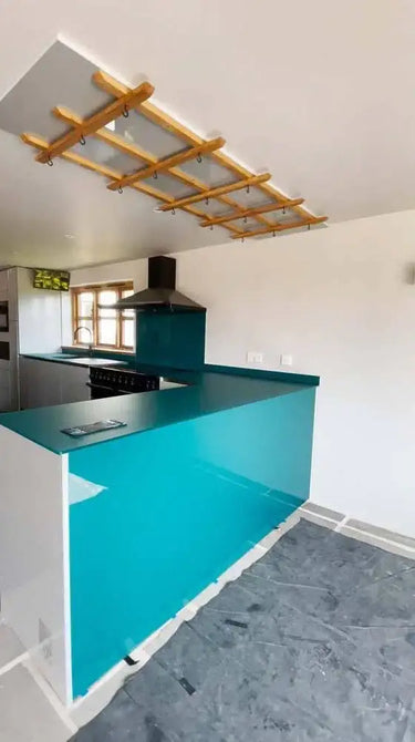 Scarab Plain Colour 10mm Scratch Resistant Glass Worktop - CreoGlass®