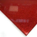 Red 100% Fine Sparkle Sample - CreoGlass®