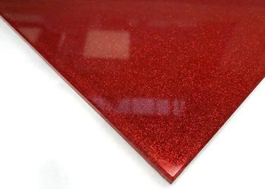 Red 100% Fine Sparkle Sample - CreoGlass®