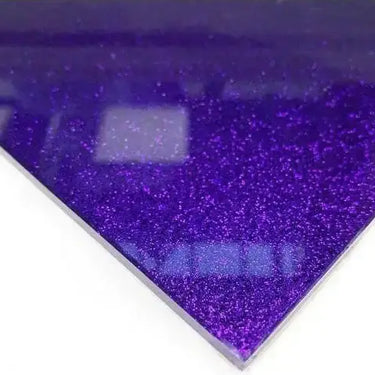 Purple 100% Fine Sparkle Sample - CreoGlass®