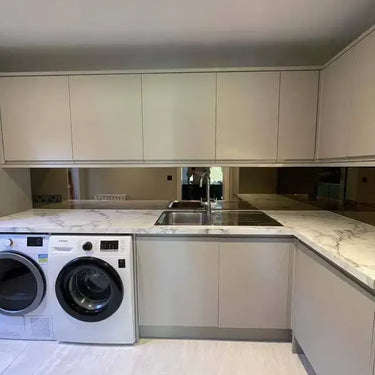 Bronze Toughened Mirror Splashback - Bespoke - CreoGlass®