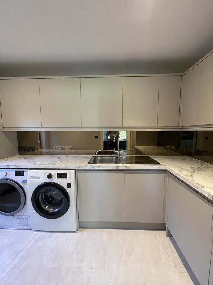 Bronze Toughened Mirror Splashback - Bespoke