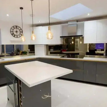 Bronze Toughened Mirror Splashback - Bespoke - CreoGlass®