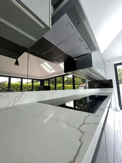Bronze Toughened Mirror Splashback - Bespoke