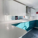 Silver Toughened Mirror Splashback - Bespoke - CreoGlass®