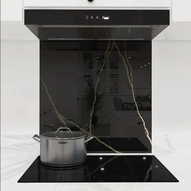 Golden - Black Calacatta Splashback - DIY - CreoGlass®