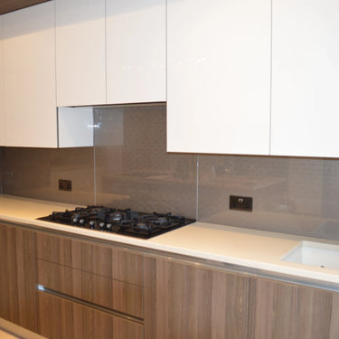 Pewter Grey – Italian Splashback – Bespoke - CreoGlass®