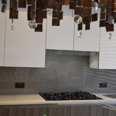 Pewter Grey – Italian Splashback – Bespoke - CreoGlass®