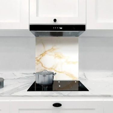 Golden - White Opera Splashback - DIY - CreoGlass®