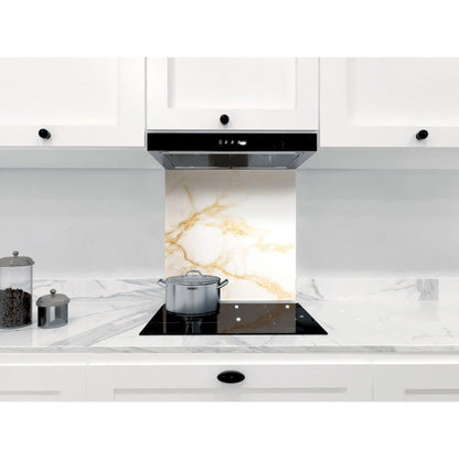 Golden - White Opera Splashback - DIY - CreoGlass®