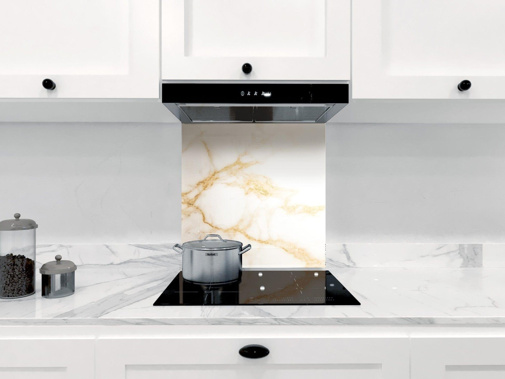 Golden - White Opera Splashback - DIY - CreoGlass®