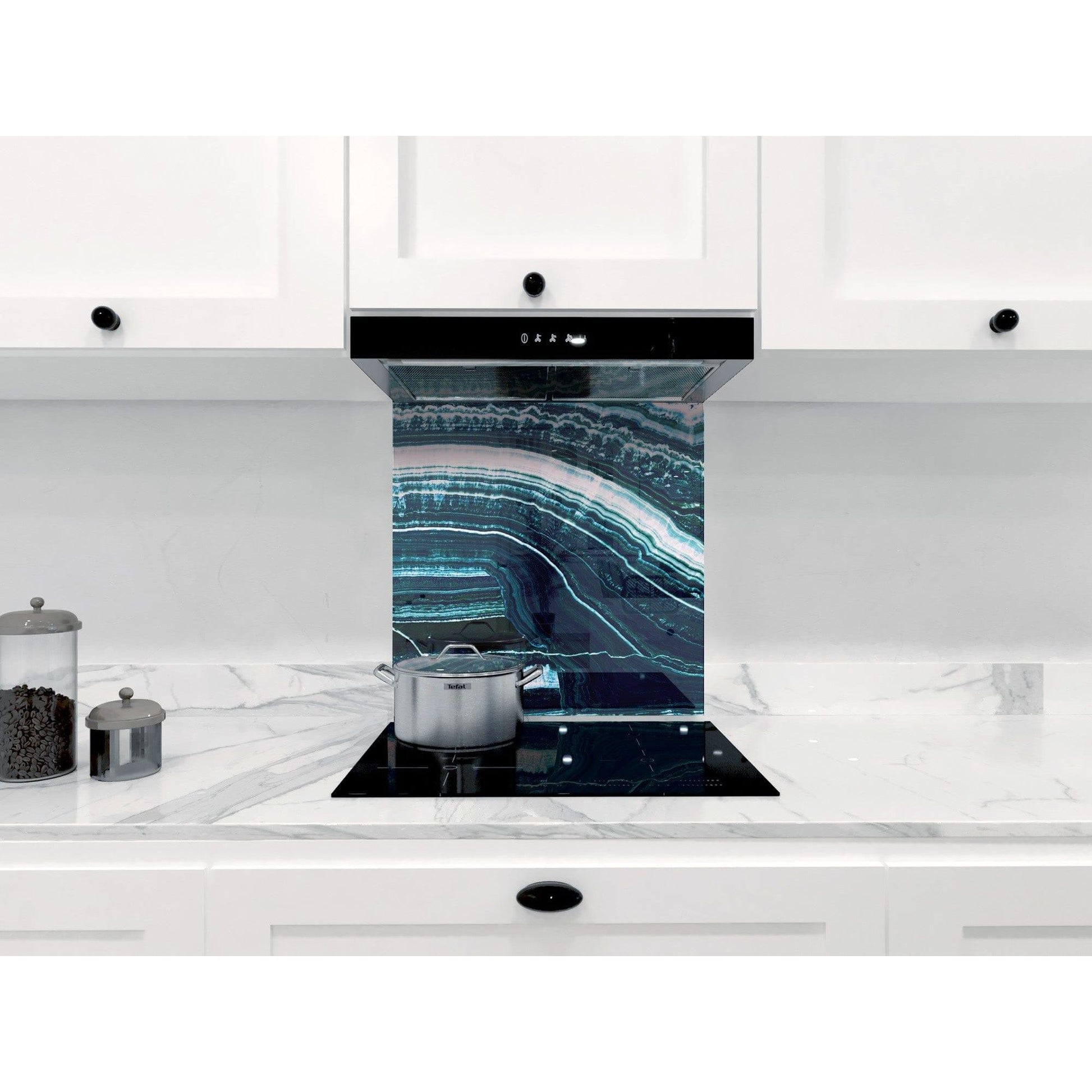 Heritage Blue - Onyx Fantastico Splashback - DIY - CreoGlass®