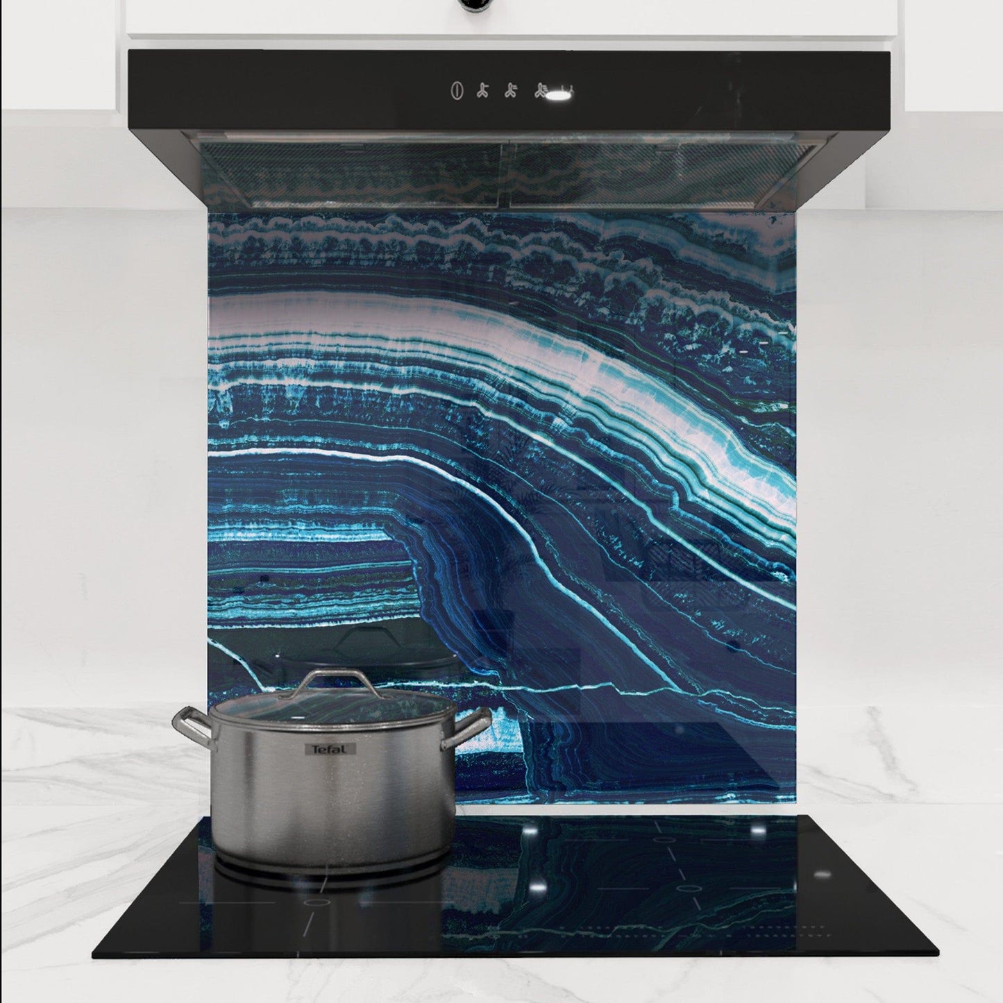 Heritage Blue - Onyx Fantastico Splashback - DIY - CreoGlass®