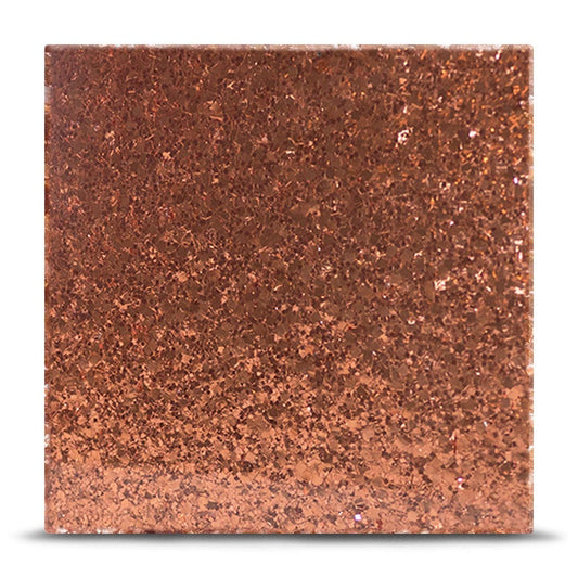 Copper 100% Luxury Glitter Sample - CreoGlass®