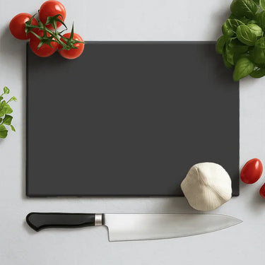 Matt Jet Black Glass Chopping Board and Placemat - CreoGlass®