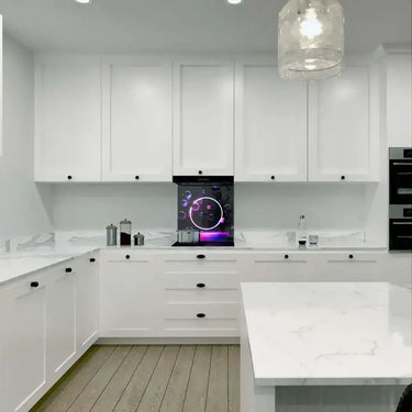 Neon Bubbles Printed Glass Splashback - DIY - CreoGlass®