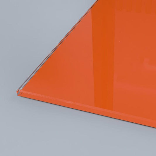 Pure Orange Classic Plain Colour Sample